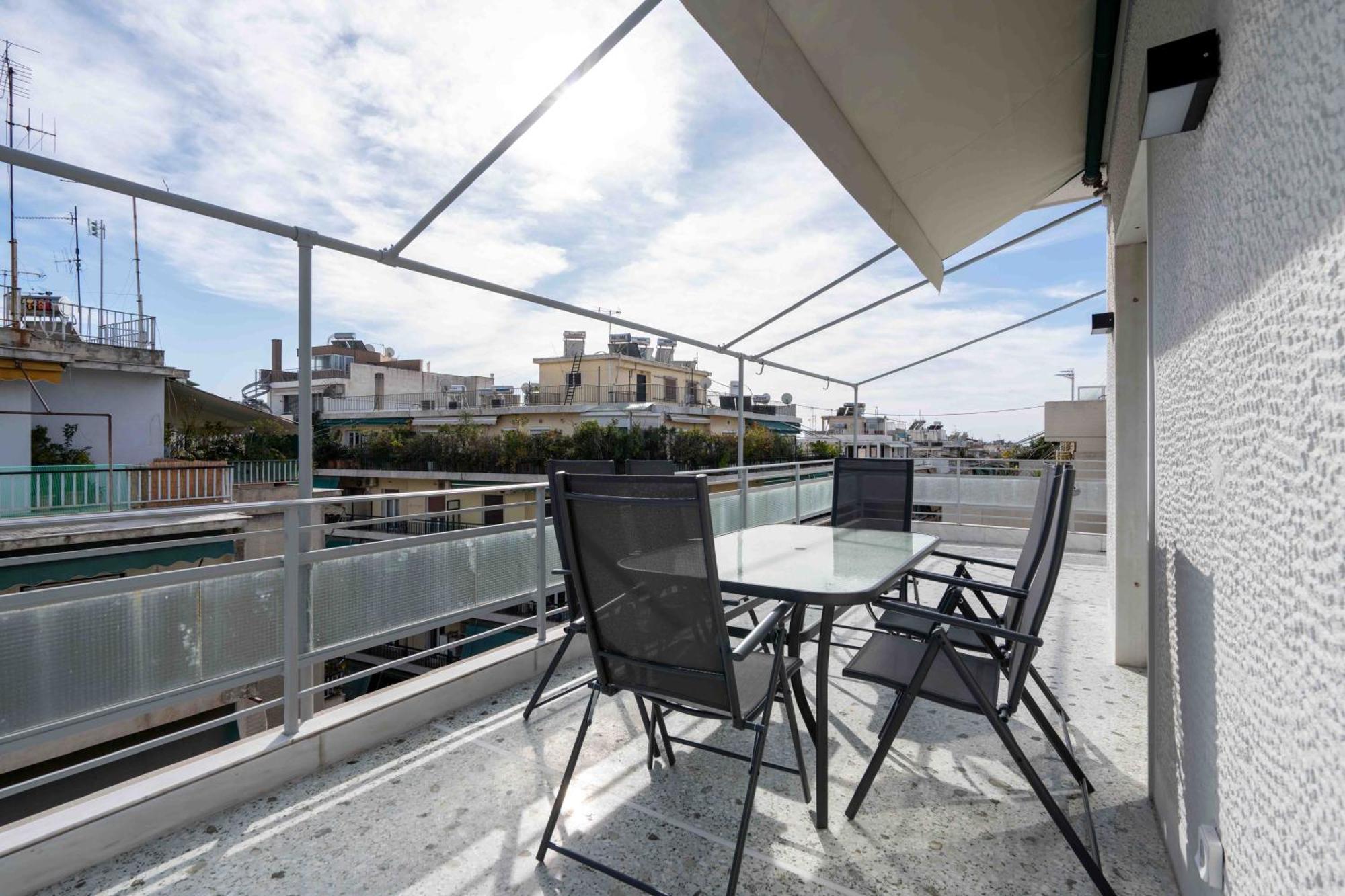 Corner Penthouse In Acropolis Daire Atina Dış mekan fotoğraf